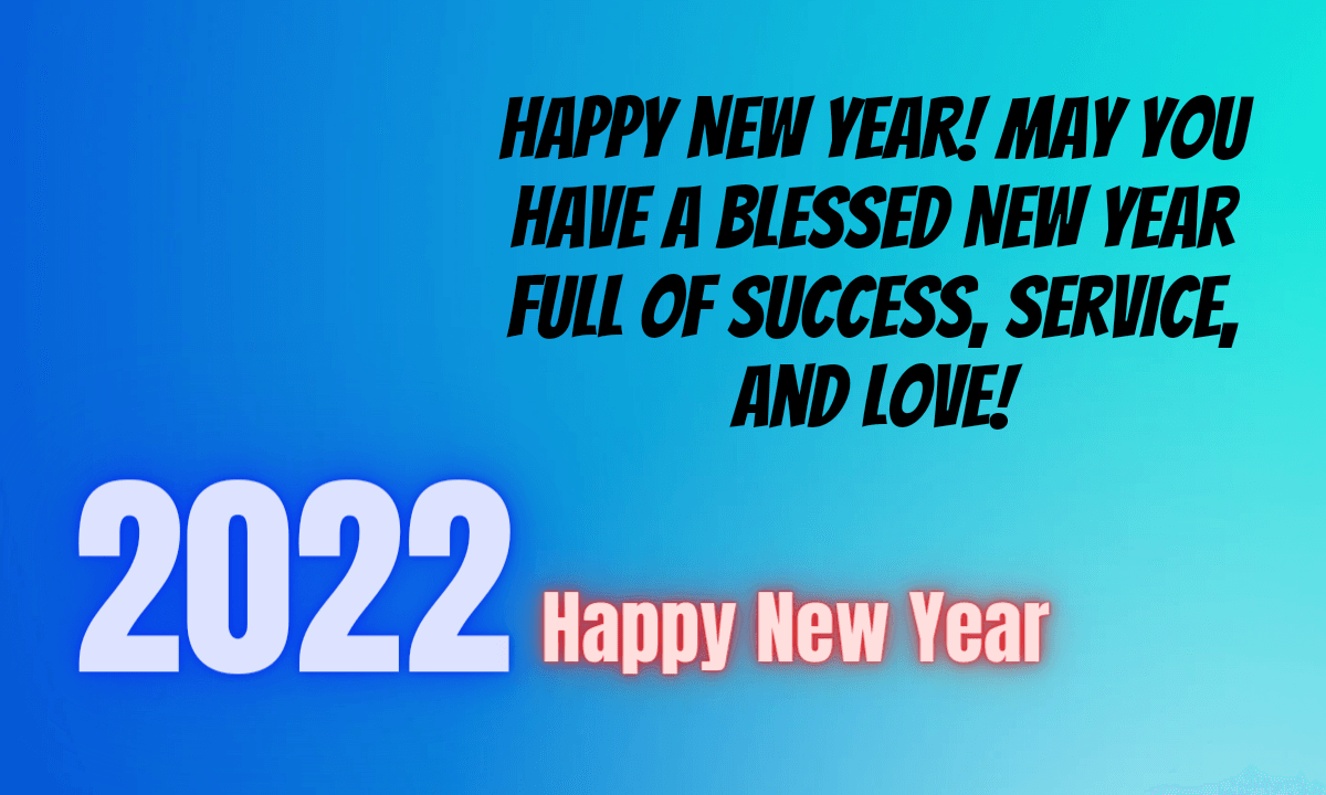 Happy New Year 2022