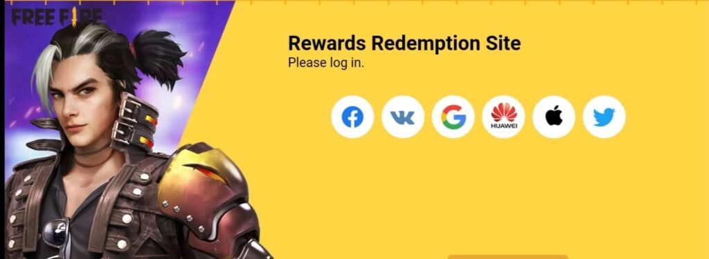 Free fire redeem code today 