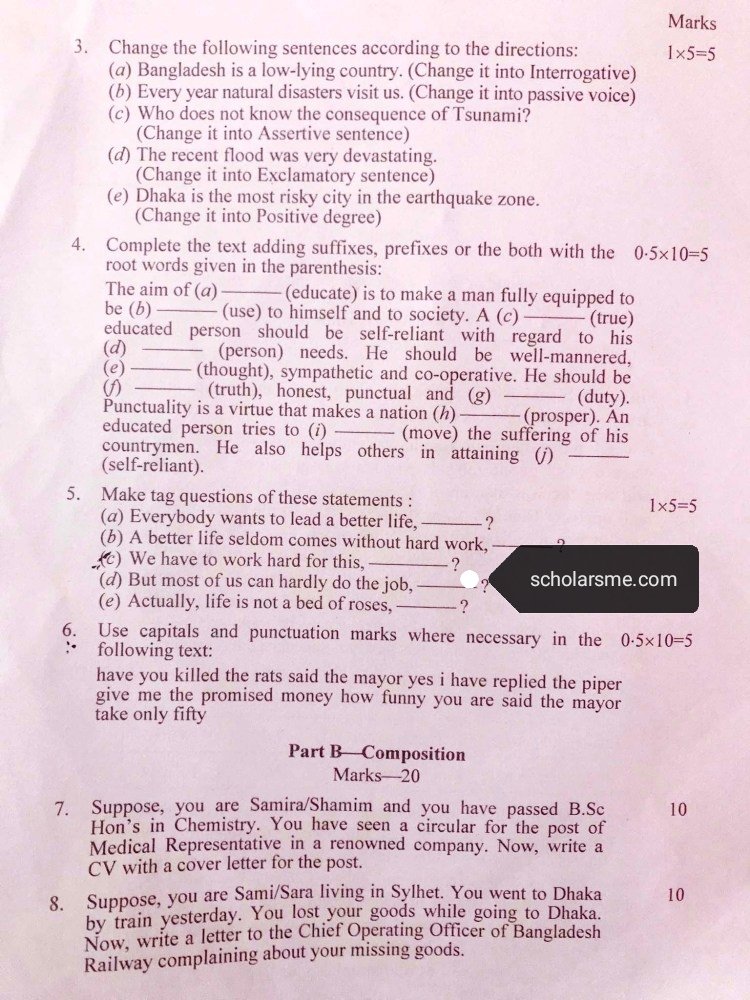 Ssc English 2nd Paper Question Solution 2023 1644