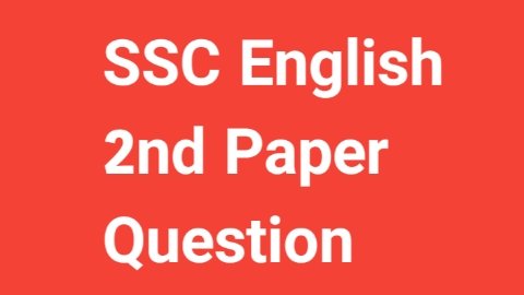 SSC English 2nd Paper Question