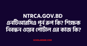 Read more about the article NTRCA.GOV.BD এনটিআরসিএ পূর্ন রুপ কি? শিক্ষক নিবন্ধন ওয়েব পোর্টাল এর কাজ কি?
