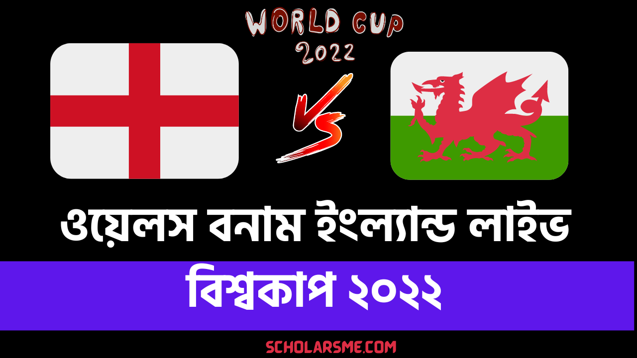 You are currently viewing ওয়েলস বনাম ইংল্যান্ড লাইভ বিশ্বকাপ | England vs Wales Live FIFA World Cup 2022