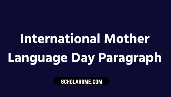 International mother language day Paragraph
