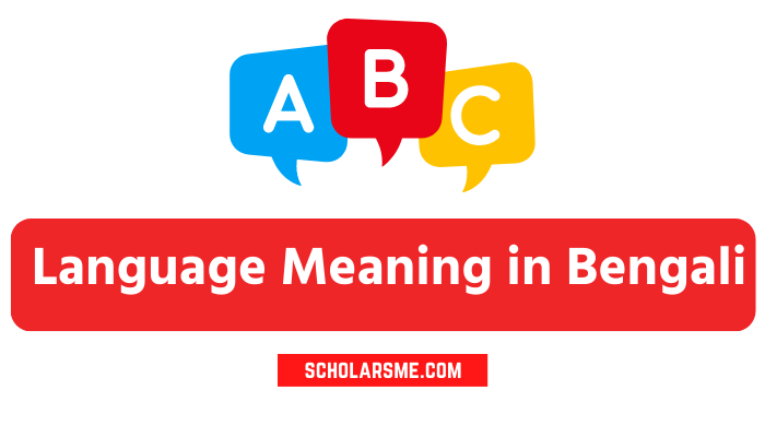 Language Meaning in Bengali