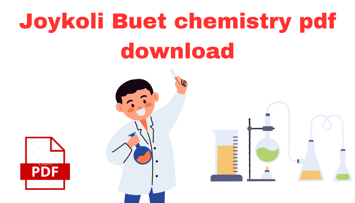 জয়কলি বুয়েট রসায়ন পিডিএফ ডাউনলোড | Joykoli Buet chemistry pdf download
