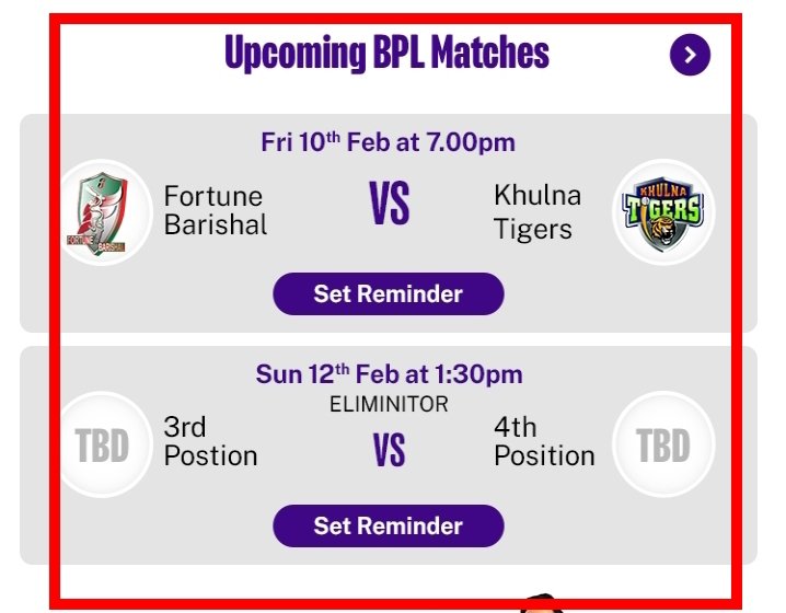 BPL Live Match Today 2024 with BPL Live Score