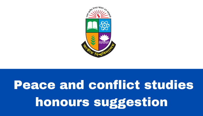 অনার্স ৩য় বর্ষ শান্তি ও সংঘর্ষ অধ্যায়ন পরিচিতি সাজেশন ২০২৩ | Peace and conflict studies honours suggestion