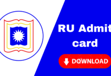 রাবি এডমিট কার্ড ডাউনলোড ২০২৩ | RU admit card download 2023
