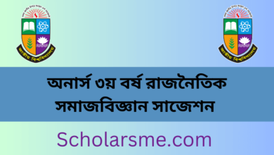 অনার্স ৩য় বর্ষ রাজনৈতিক সমাজবিজ্ঞান সাজেশন ২০২৩ | Political Sociology Suggestion