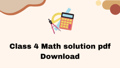 Class 4 Math solution pdf Download | ৪র্থ শ্রেণীর গণিত সমাধান পিডিএফ ডাউনলোড