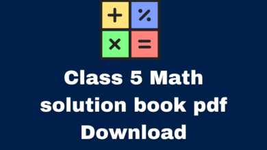 Class 5 math solution book pdf download