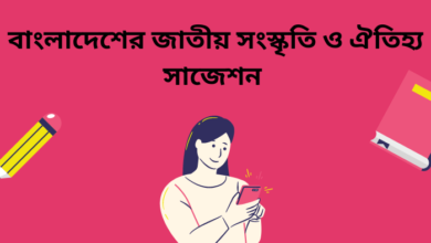 বাংলাদেশের জাতীয় সংস্কৃতি ও ঐতিহ্য সাজেশন ২০২৩ | Bangladesh: National Culture and Heritage