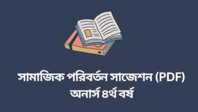 অনার্স ৪র্থ বর্ষ সামাজিক পরিবর্তন সাজেশন ২০২৩ | Social Change suggestion 2023