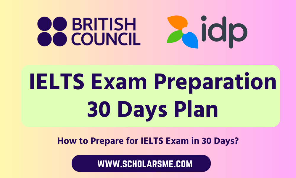 IELTS Exam Preparation in 30 Days Plan 2024 (IELTS Practice Routine)