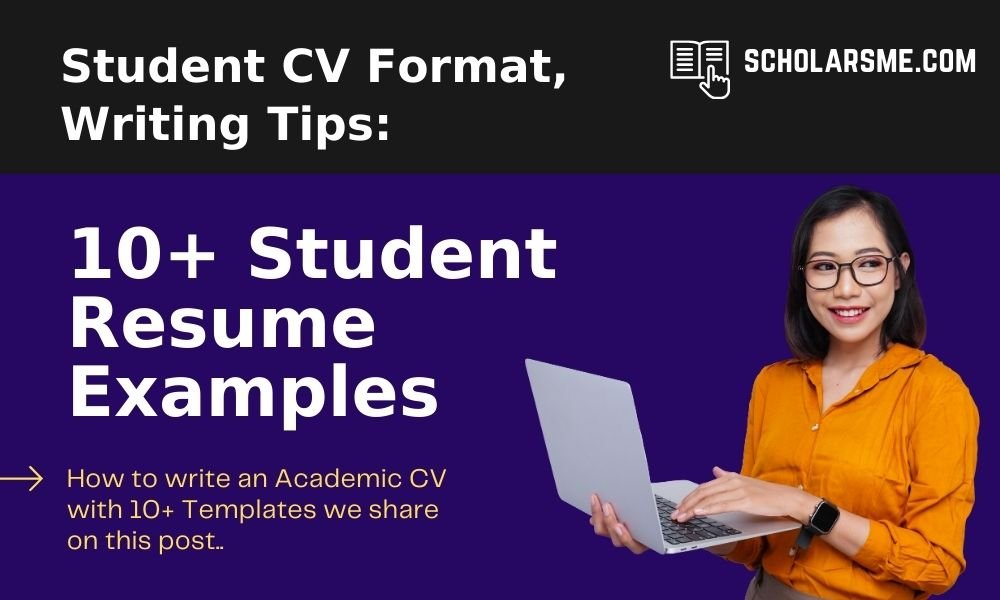 Student CV Format