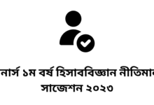 অনার্স ১ম বর্ষ হিসাববিজ্ঞান নীতিমালা সাজেশন ২০২৩ | Accounting Policy Suggestion