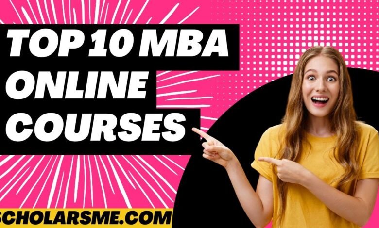 Top 10 MBA Online Courses