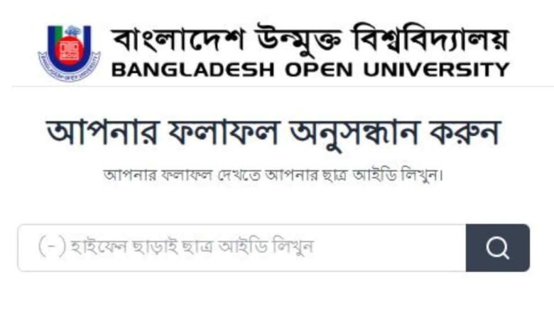 বাউবি এইচএসসি রেজাল্ট ২০২৫ | BOU HSC Result 2025