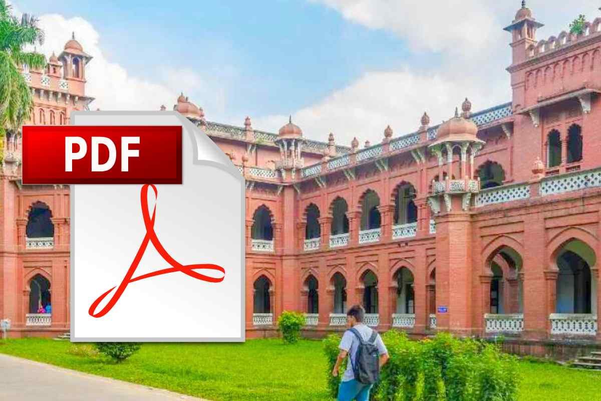ঢাবি খ ইউনিট প্রশ্ন ব্যাংক পিডিএফ | DU B Unit Question Bank Pdf